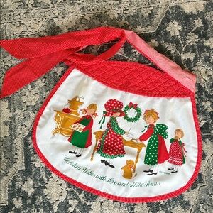 Holly Hobbie vintage  Christmas apron